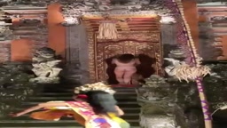 Naked girl on Bali dance show