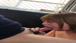 車内フェラパイズリ