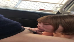車内フェラパイズリ