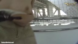 無修正野外露出巨乳素人ハメ
