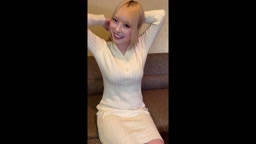 金髪美巨乳　ハメ撮り　続きはプラベ