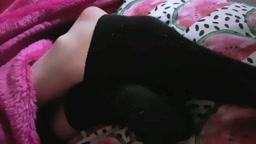 Passed out black socks