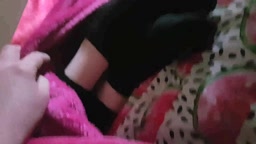 Passed out black socks