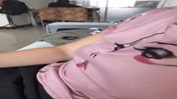 在兒子面前露出