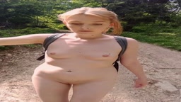 Lilianna20 - A trip to the forest, completely naked!