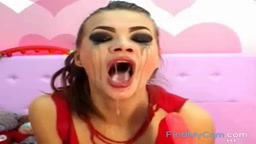 crazy deepthroat girl 1