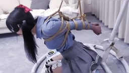 schoolgirl bondage