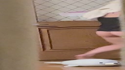 Tバックオナニー女