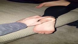 sleeping feet worship