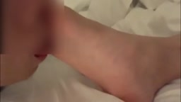 sleeping chinese sister foot worship