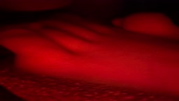 Sleeping feet licked