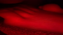 Sleeping feet licked