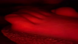 Sleeping feet licked