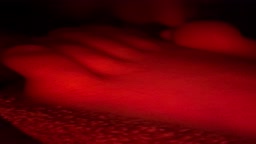 Sleeping feet licked