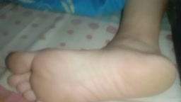 Sleeping feet and tickle