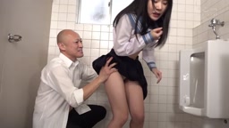 Shy Japanese Teen Taken In The Bathroom (1080)