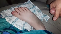 sleep foot cum