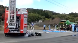 ごみ収集車のごみから出火　けが人なし 地域の守り神「へたれガンダム」の目の前で…