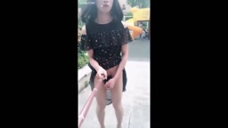 Risky public masturbation