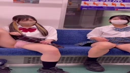 JK二人見せつけ