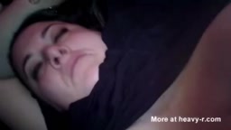 Fat bitch snoring