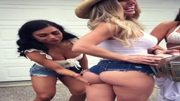 Cow Girls Ass Play