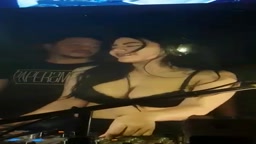 Arab Girl DJ Party With Big Boobs