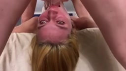 Rough Throat Fucking: Blonde Teen's Wild Side