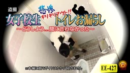 123171 盗撮 ギリギリアウト!! 女子校生悲惨トイレお漏らし ～どうしよう...間に合わなかった～