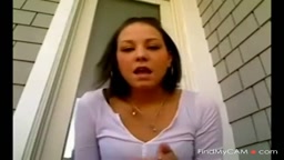 Teen Masturbates Outside, Neighbors Watch