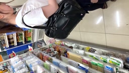 盗撮からのおっぱい痴漢