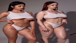 デカ乳モデルデカ乳輪ハミ出し乳首透け撮影会