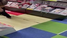 Exposure play at an adult shop 1