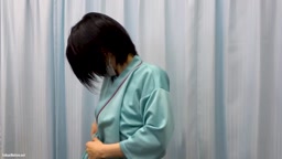 盗撮　診察　貧乳黒乳首