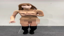 やのあいり nude handbra dance