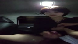 車内手コキ