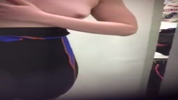 【JAV】競泳水着の着替え　盗撮風