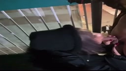 ギャル露出フェラ