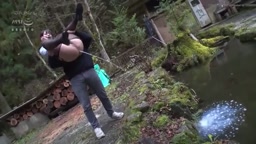 浣腸で樹木に肥料やり