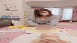 【ベビマ教室痴かん】ミニスカ豊乳ママ　27歳Gカップ