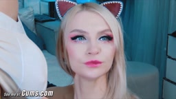 Playful Blonde Has Fun with Her Lover's Dick