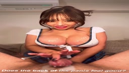 さくら悠 無修正パイズリ