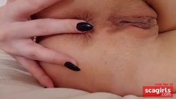 Dirty Talking Blonde Loves Anal with her Sex Toy