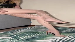 long Lustrous Tights leg