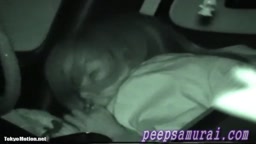 【赤外線」カーセックス盗撮】車内で愛し合うカップル達の痴態 15