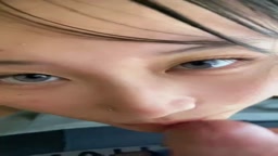 フェラ　顔射