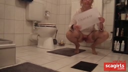 Pissing on the Floor - German Dirty Talk with My Girl