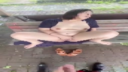 露出好きぽっちゃりおばさん１