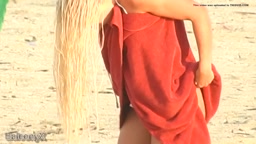 Accidental pussy flash