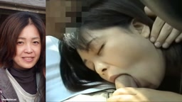 ヤリマン奥様のハメ撮り　車内フェラ